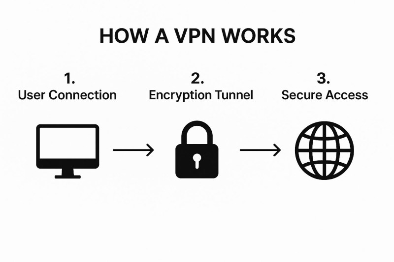 Infographic about what is virtual private network
