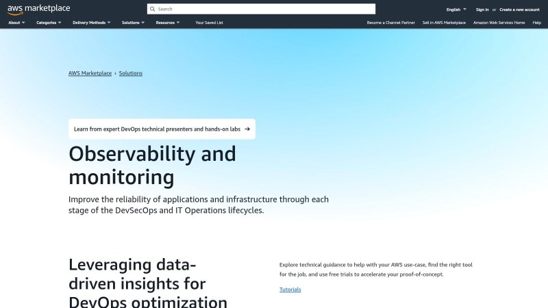 AWS Marketplace (Observability & Monitoring)