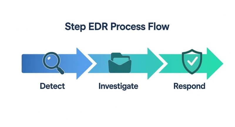 Infographic about what is endpoint detection and response