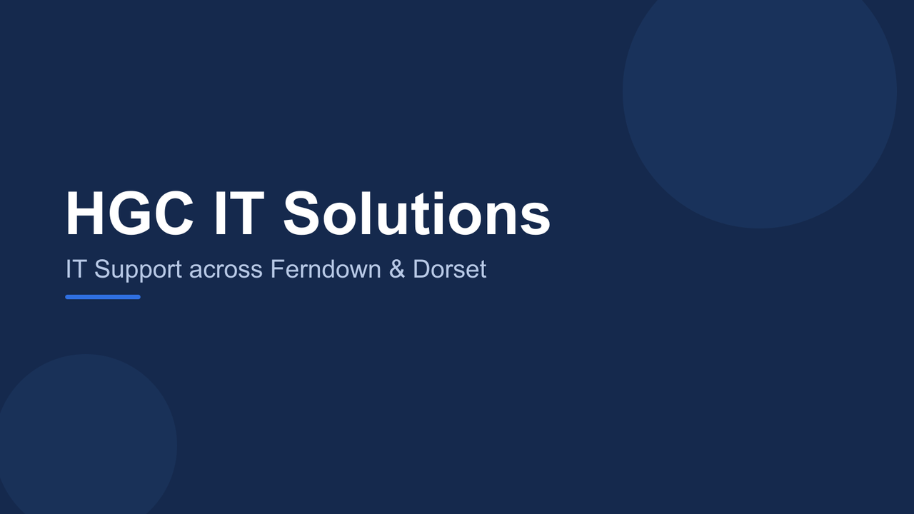HGC IT Solutions: IT support across Ferndown and Dorset